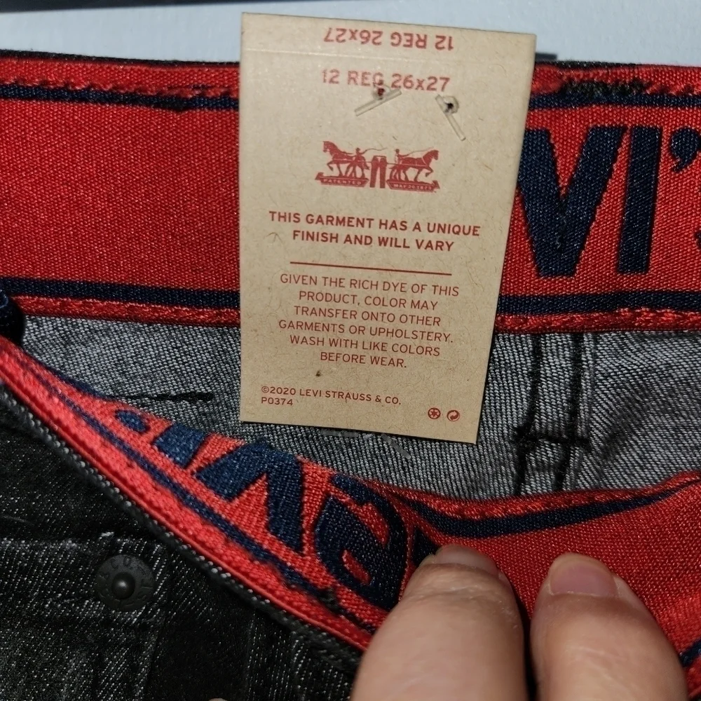 Levi's boys #514 straight jeans - Picture 5 of 7